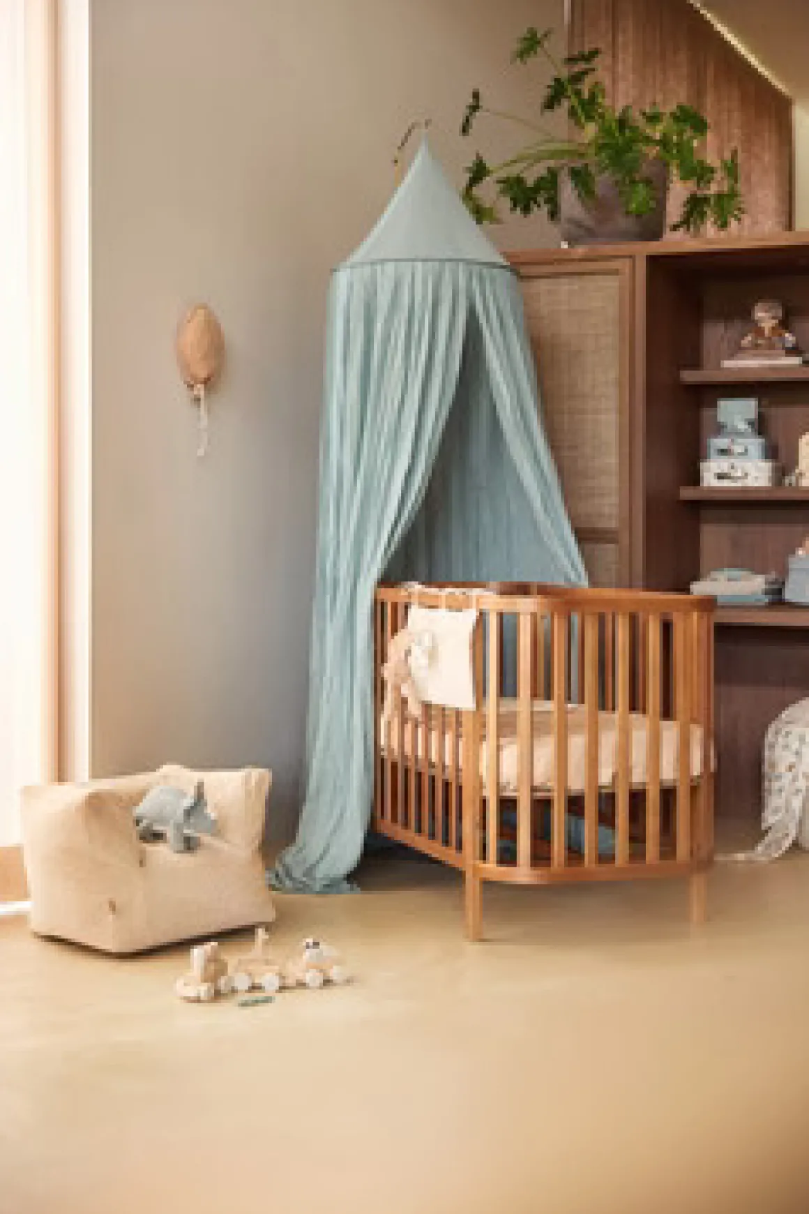 Jollein Klamboe Vintage Sea Green 245 cm