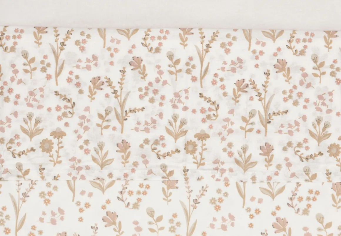 Jollein Laken Wieg 75x100cm Bloomy