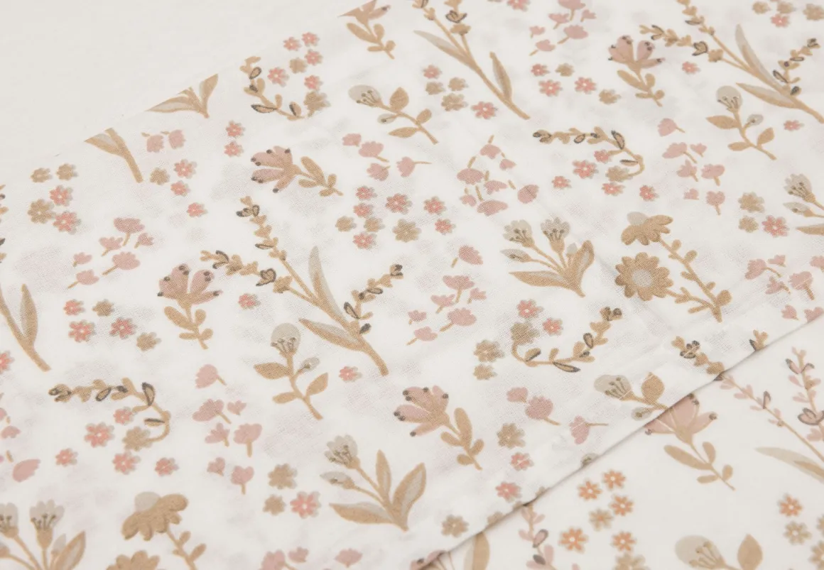 Jollein Laken Wieg 75x100cm Bloomy