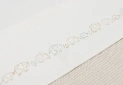 Jollein Laken Wieg 75x100cm Elephant Tales