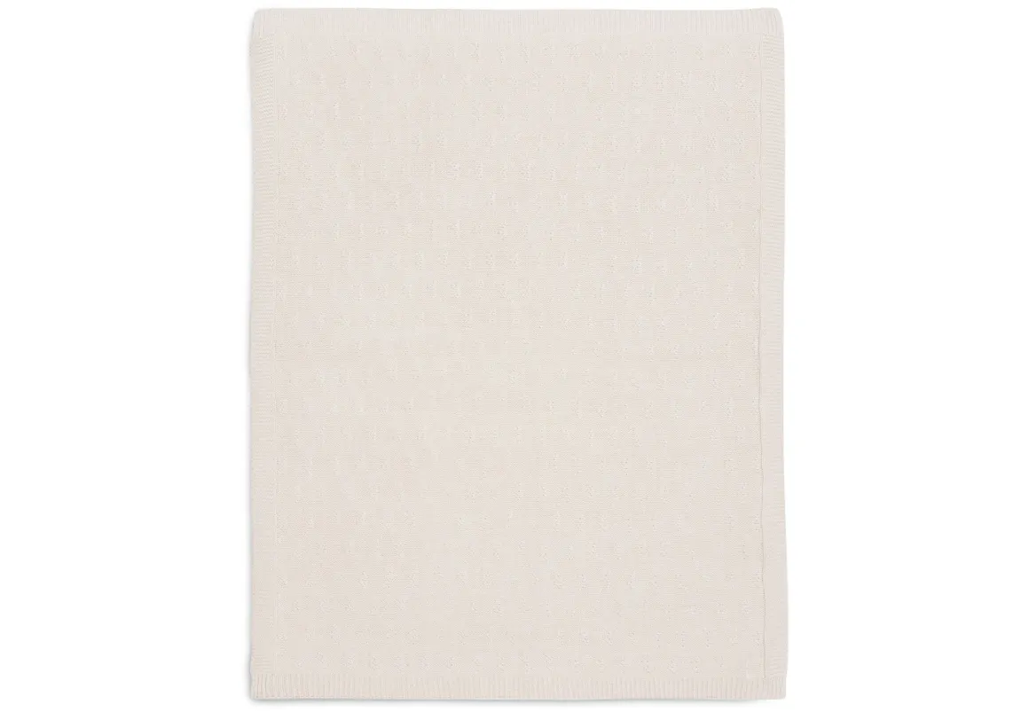 Jollein Ledikant Deken 100 x 150 cm Grain Knit Oatmeal