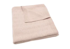 Jollein Ledikant Deken 100 x 150 cm Grain Knit Wild Rose