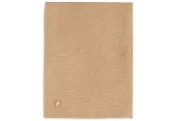 Jollein Ledikant Deken Basic Knit Biscuit/Fleece 100 x 150 cm