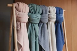 Jollein Ledikant Deken Basic Knit Nougat/Fleece 100 x 150 cm