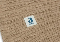 Jollein Ledikant Deken Velvet Pure Knit Biscuit 100 x 150 cm