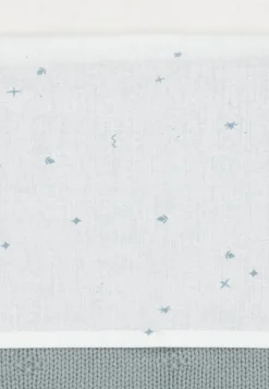 Jollein Ledikant Laken Twinkling Sea Green 120 x 150 cm