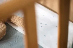 Jollein Ledikant Laken Twinkling Sea Green 120 x 150 cm