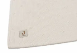 Jollein Ledikantdeken 100 x 150 cm Cosy Knit Ivory/Velvet