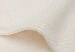 Jollein Ledikantdeken 100 x 150 cm Cosy Knit Ivory/Velvet