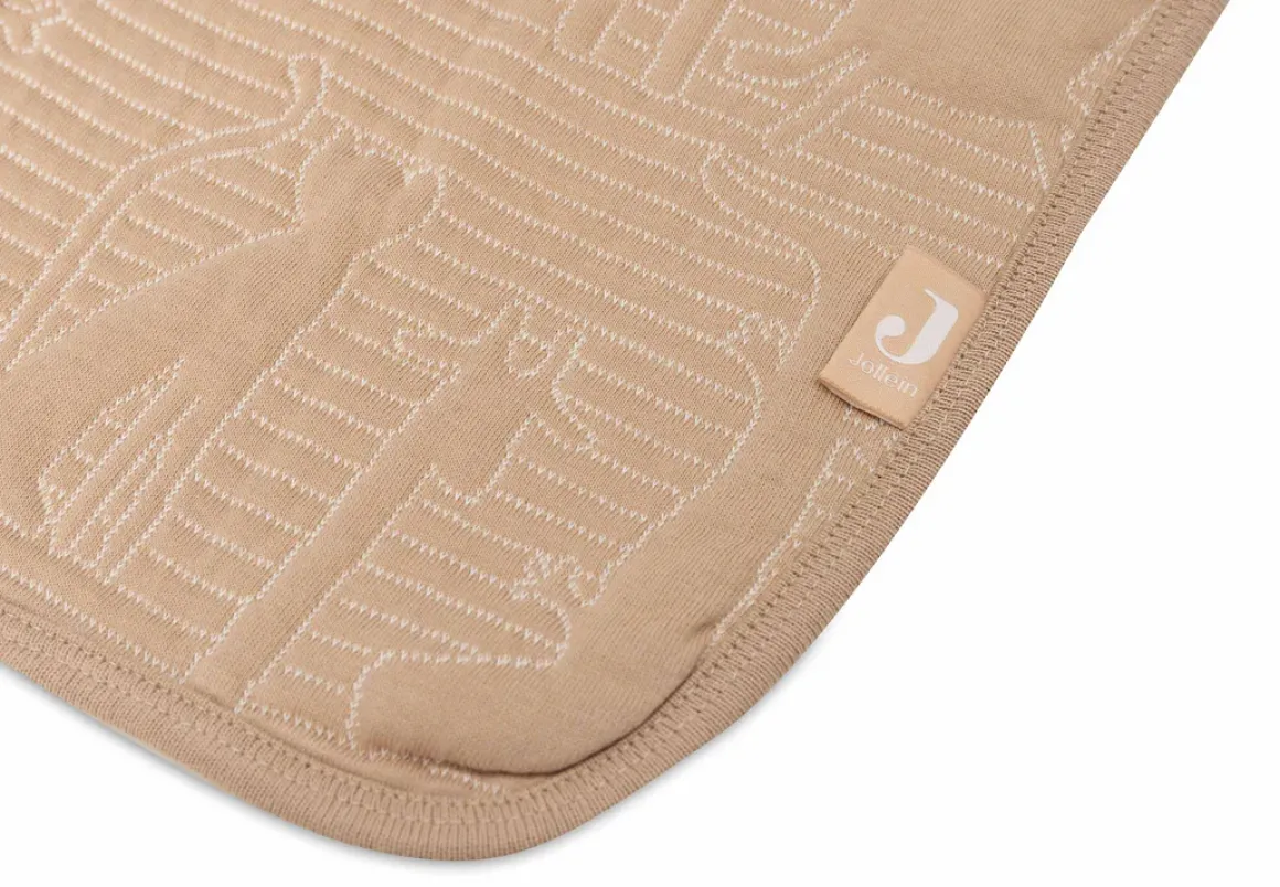 Jollein Ledikantdeken 100 x 150 cm Jungle Jambo Biscuit/Oatmeal