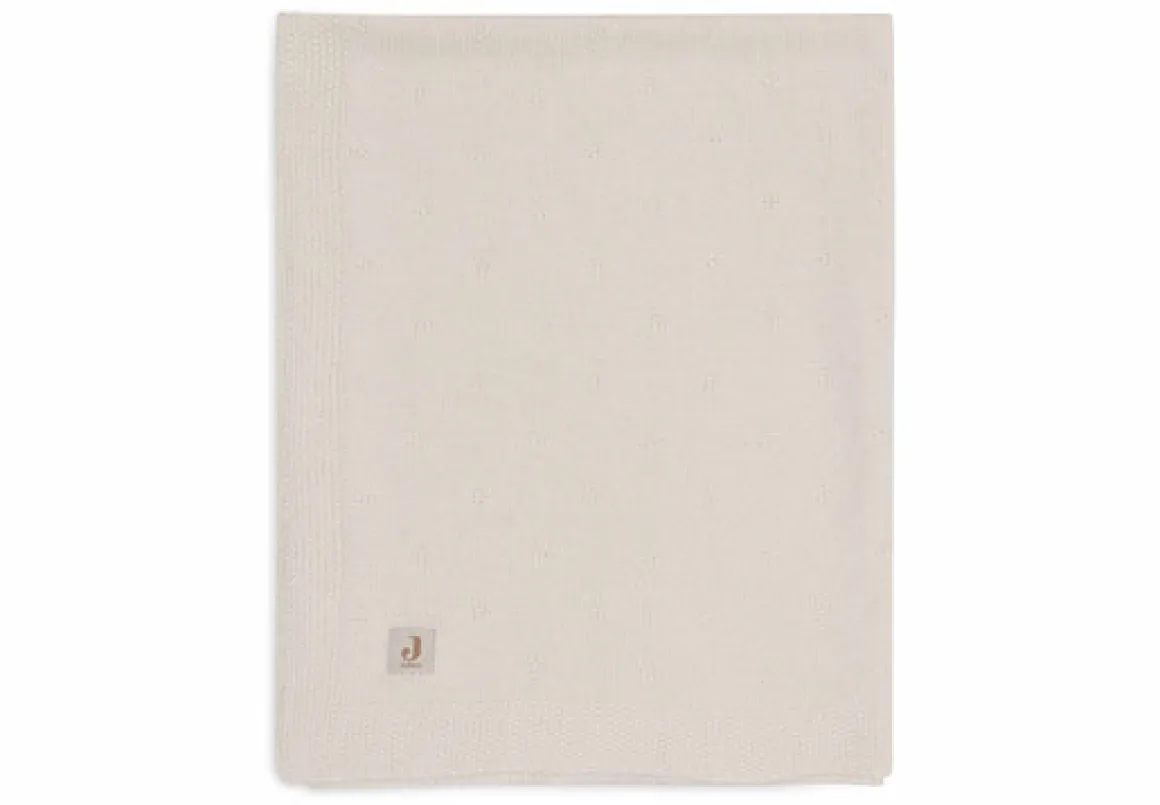 Jollein Ledikantdeken 100 x 150 cm Cosy Knit Ivory
