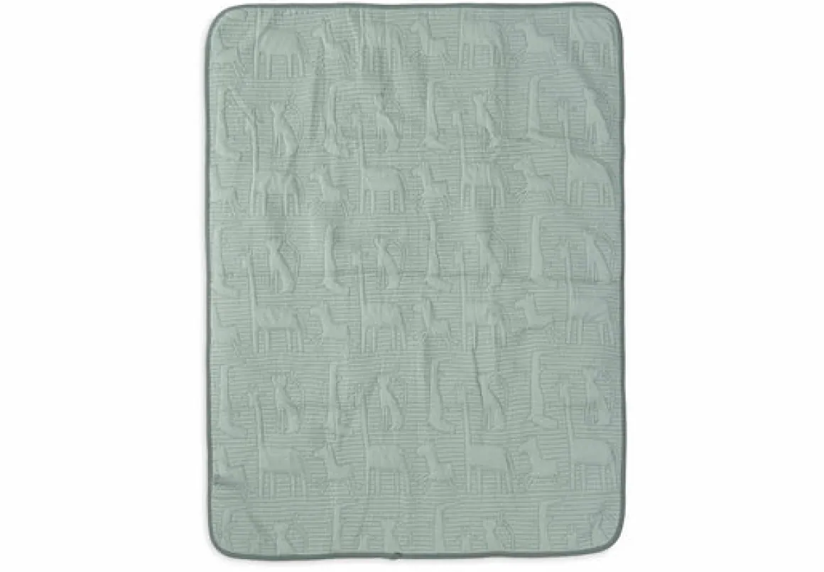 Jollein Ledikantdeken 100 x 150 cm Jungle Jambo Ash Green/Laurel