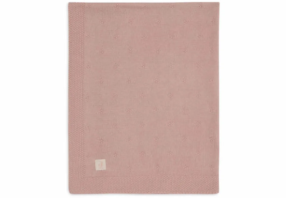 Jollein Ledikantdeken 100 x 150 cm Cosy Knit Wild Rose