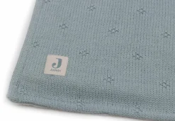 Jollein Ledikantdeken 100 x 150 cm Cosy Knit Sea Green/Velvet