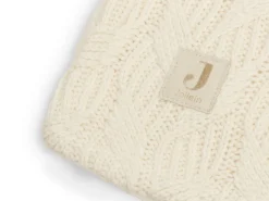 Jollein Ledikantdeken Spring Knit Ivory Fleece 100 x 150 cm