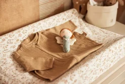 Jollein Slaapzak Newborn Zomer Afritsbare Mouw Rond 60cm Ajour Biscuit