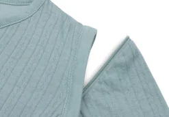 Jollein Slaapzak Zomer met Afritsbare Mouw Rond 90cm Ajour Sea Green
