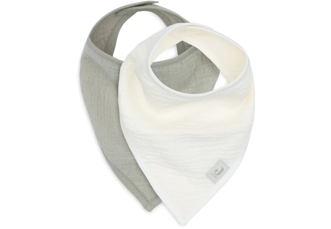 Jollein Slab Bandana Hydrofiel Olive Green/Oatmeal (2pack)
