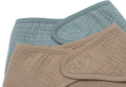 Jollein Slab Bandana Hydrofiel Sea Green/Biscuit (2pack)
