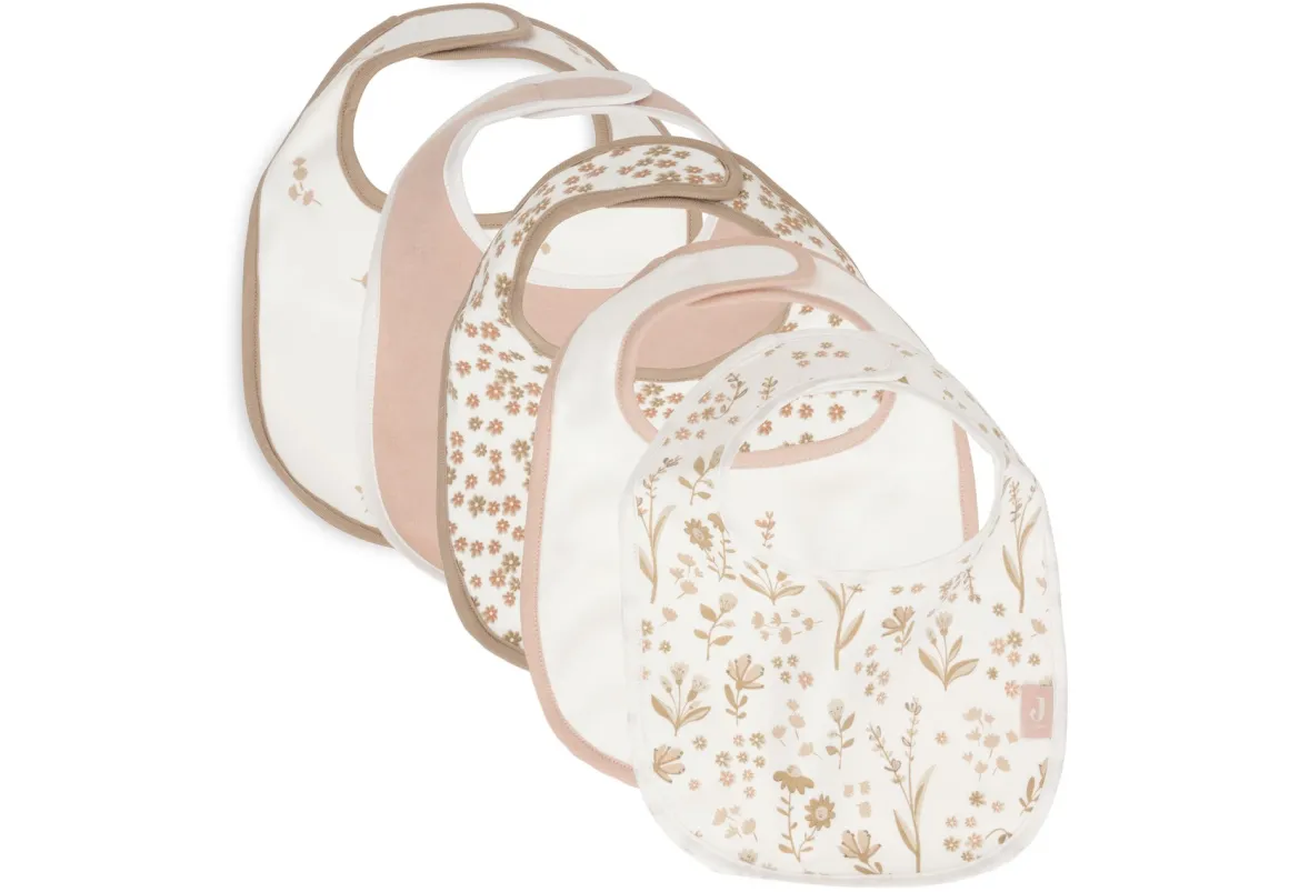 Jollein Slab Jersey Waterproof Bloomy (5pack)