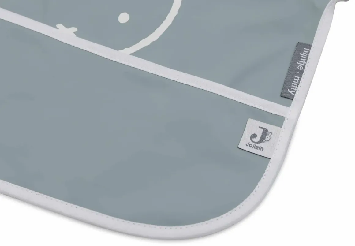 Jollein Slab Met Mouwen Waterproof MIffy Peekaboo Sea Green