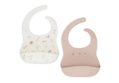 Jollein Slab Siliconen Lovely Birds 2-pack