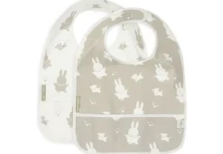 Jollein Slab Waterproof Miffy & Snuffy Olive Green (2pack)
