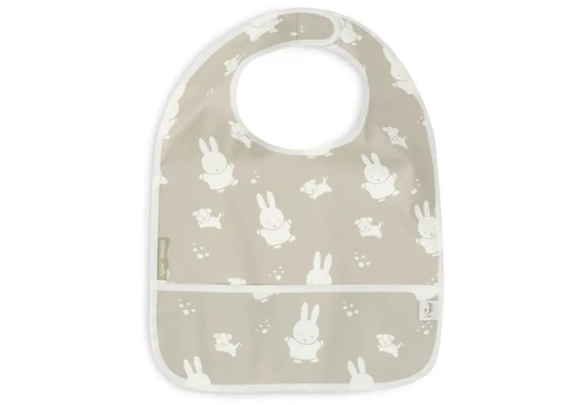 Jollein Slab Waterproof Miffy & Snuffy Olive Green (2pack)