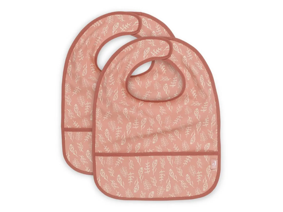 Jollein Slab Waterproof Meadow Rosewood 2 Stuks