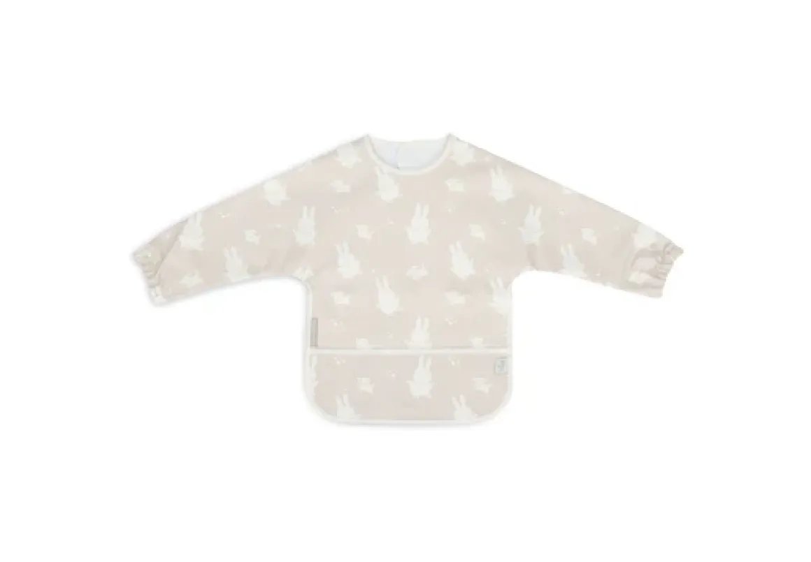 Jollein Slab Waterproof Met Mouw Miffy & Snuffy Nougat