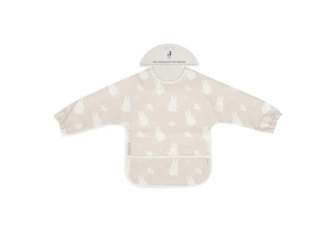Jollein Slab Waterproof Met Mouw Miffy & Snuffy Nougat