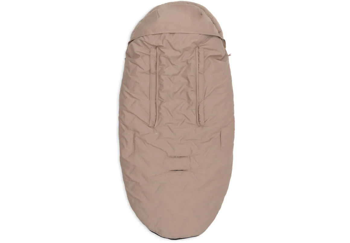 Jollein Voetenzak Buggy/Kinderwagen Embossed Milky Coffee