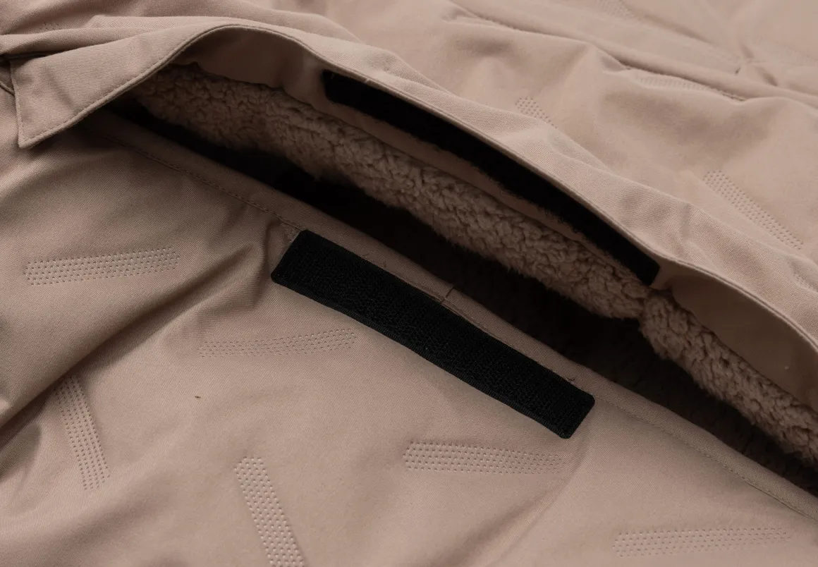 Jollein Voetenzak Buggy/Kinderwagen Embossed Milky Coffee