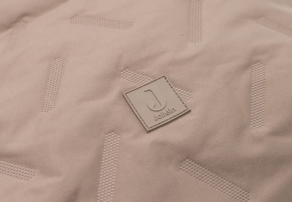 Jollein Voetenzak Buggy/Kinderwagen Embossed Milky Coffee