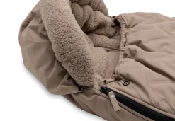 Jollein Voetenzak Buggy/Kinderwagen Embossed Milky Coffee