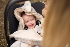 Jollein Voetenzak Groep 0+ Autostoel 3/5 Punts Gordel Check Boucle