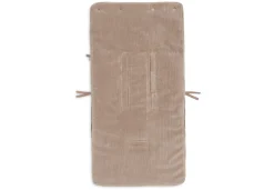 Jollein Voetenzak Groep 0+ 3/5 punts Gordel Cloudy Rib Milky Coffee