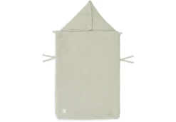 Jollein Voetenzak Groep 0+ Autostoel 3/5 Punts Gordel Basic Knit Olive Green