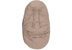 Jollein Voetenzak Groep 0+ 3/5 punts Gordel Embossed Milky Coffee