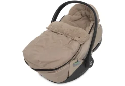 Jollein Voetenzak Groep 0+ 3/5 punts Gordel Embossed Milky Coffee