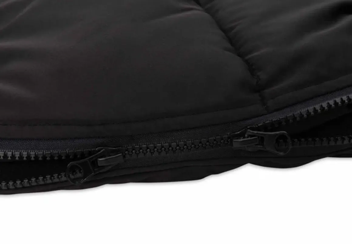 Jollein Voetenzak Groep 0+ Autostoel 3/5 Punts Gordel Puffed Zwart