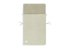 Jollein Voetenzak Groep 0+ Autostoel 3/5 Punts Gordel Grain Knit Olive Green