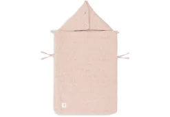 Jollein Voetenzak Groep 0+ Autostoel 3/5 Punts Gordel Grain Knit Wild Rose