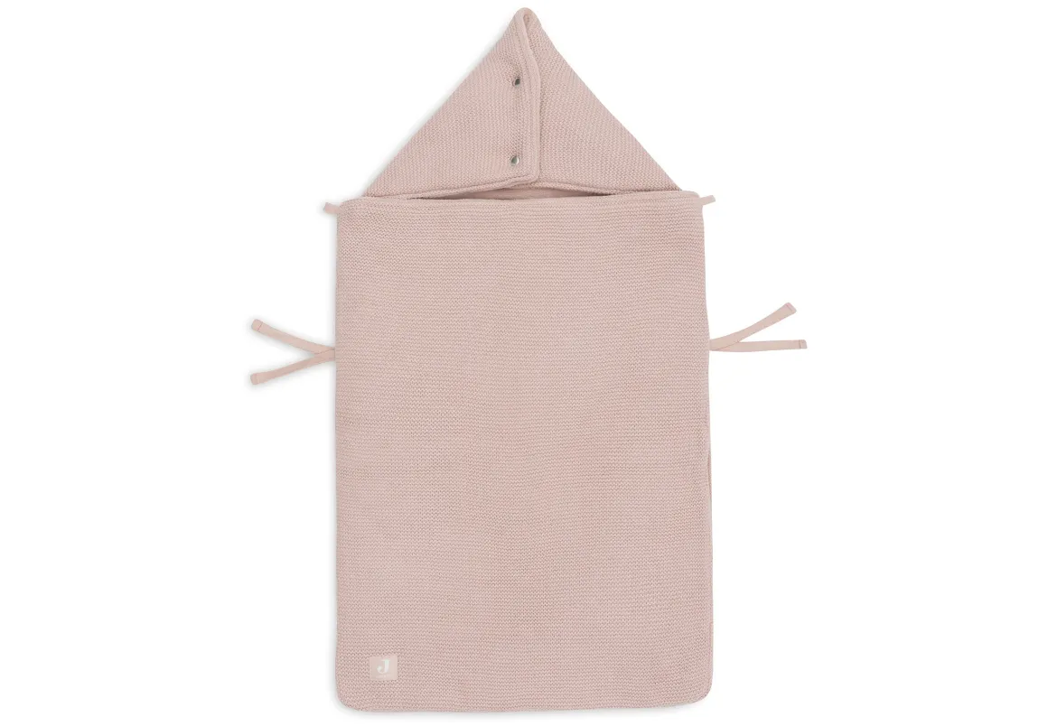 Jollein Voetenzak Groep 0+ 3/5 punts Gordel Basic Knit Wild Rose