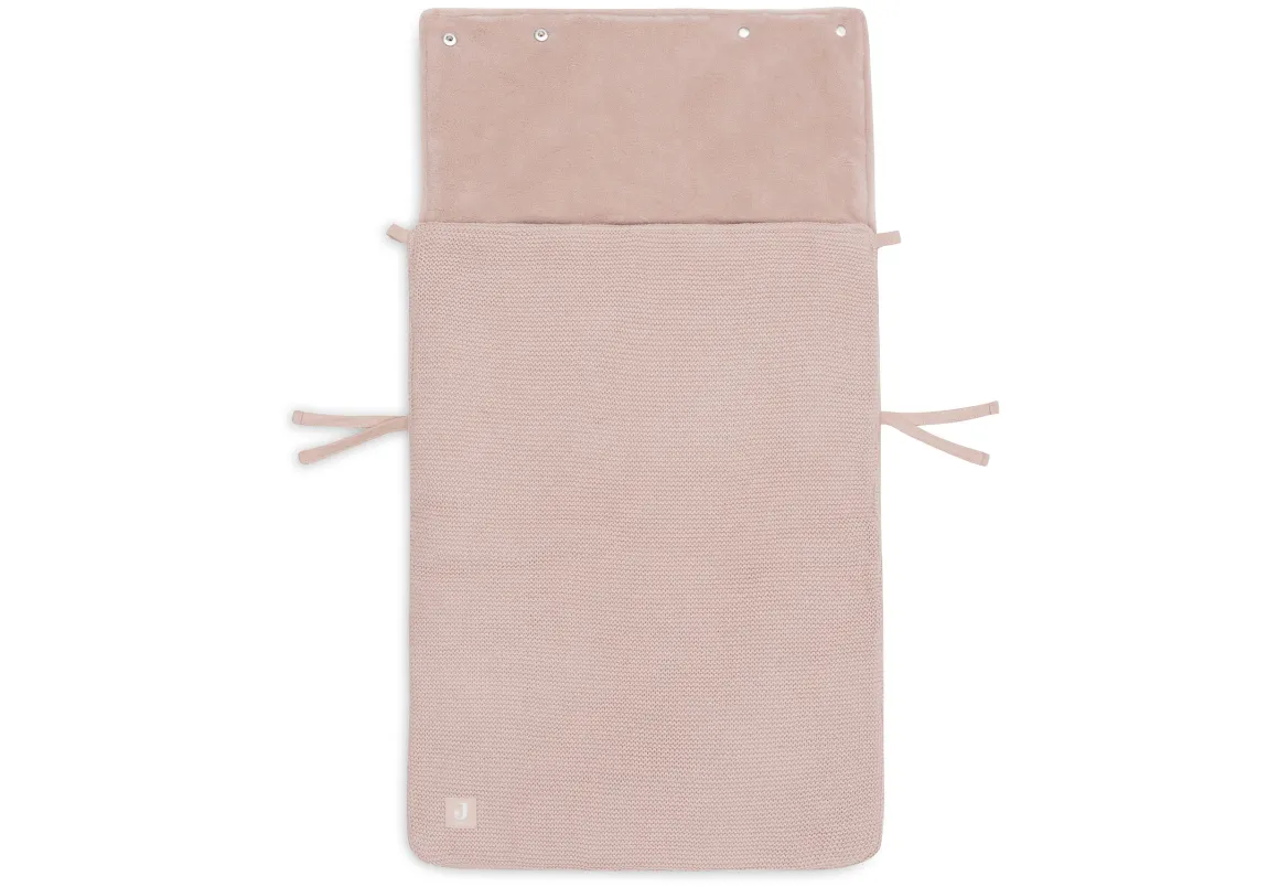 Jollein Voetenzak Groep 0+ 3/5 punts Gordel Basic Knit Wild Rose