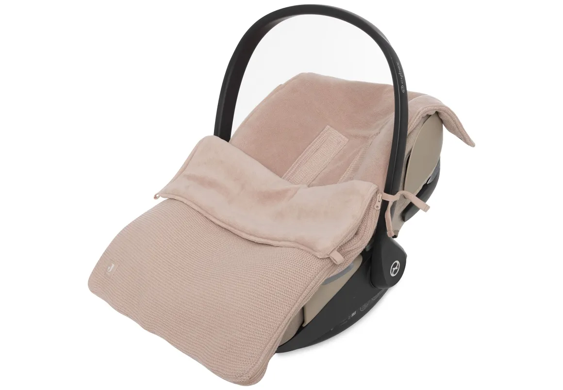 Jollein Voetenzak Groep 0+ 3/5 punts Gordel Basic Knit Wild Rose