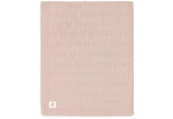 Jollein Wiegdeken 75 x 100 cm Grain Knit Wild Rose