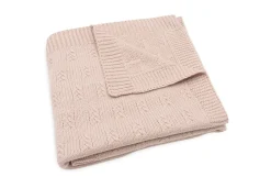 Jollein Wiegdeken 75 x 100 cm Grain Knit Wild Rose