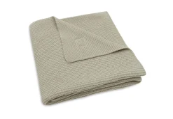 Jollein Wiegdeken 75 x 100 cm Basic Knit Olive Green
