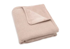 Jollein Wiegdeken 75 x 100 cm Basic Knit Wild Rose Fleece